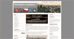Desktop Screenshot of hronovsko.com